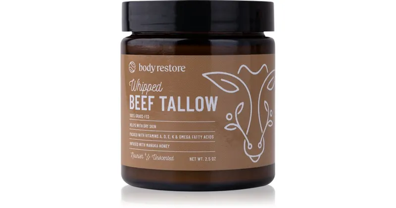 Body Restore Whipped Beef Tallow Balm Unscented odżywczy krem do ciała bezzapachowy 71 g