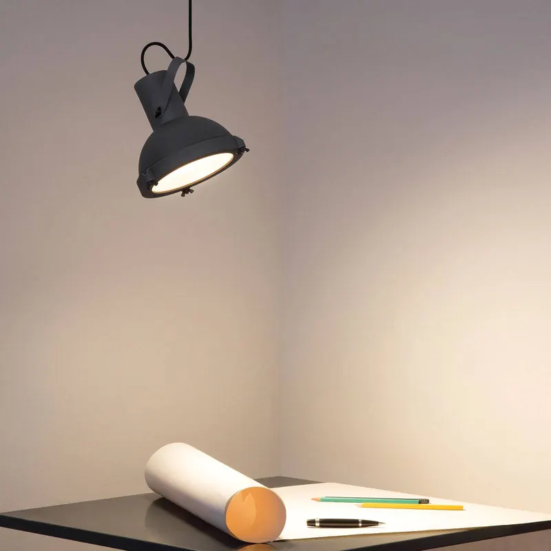 Lampa wisząca Nemo Projecteur 165, granatowa
