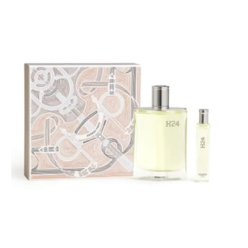 Hermès Zestaw upominkowy H24 Woda toaletowa dla mężczyzn 100 ml miniaturowa woda toaletowa 15 ml
