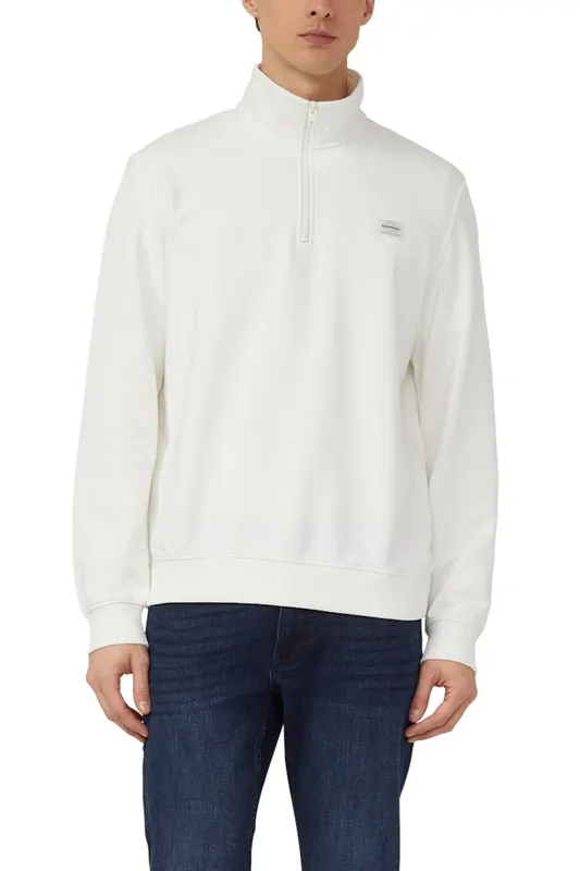 s.Oliver Sweatshirts Offwhite Maat: XL | Sweaters Outlet | Heren | Wit