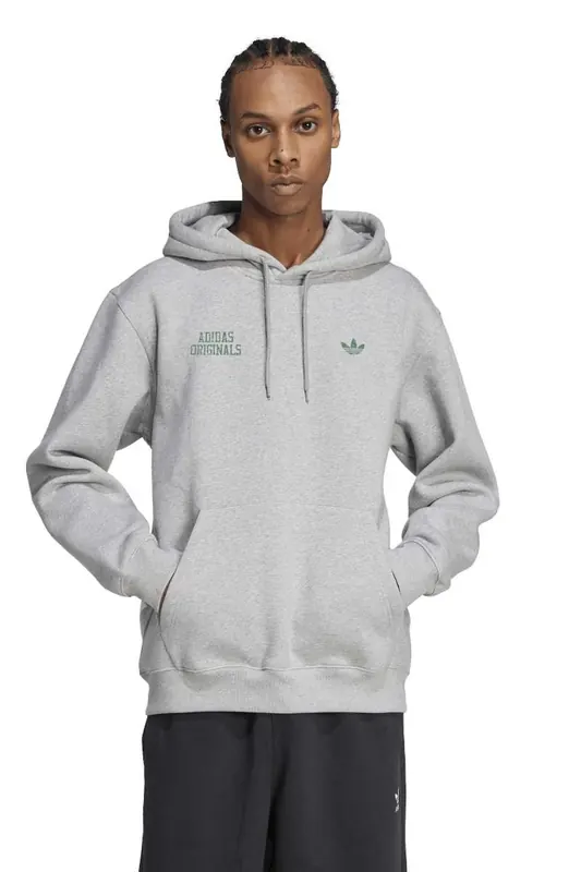 Adidas Originals Unisex Retro Graphic Hoodie Maat: 2XL | Hoodies Outlet | Unisex | Grijs