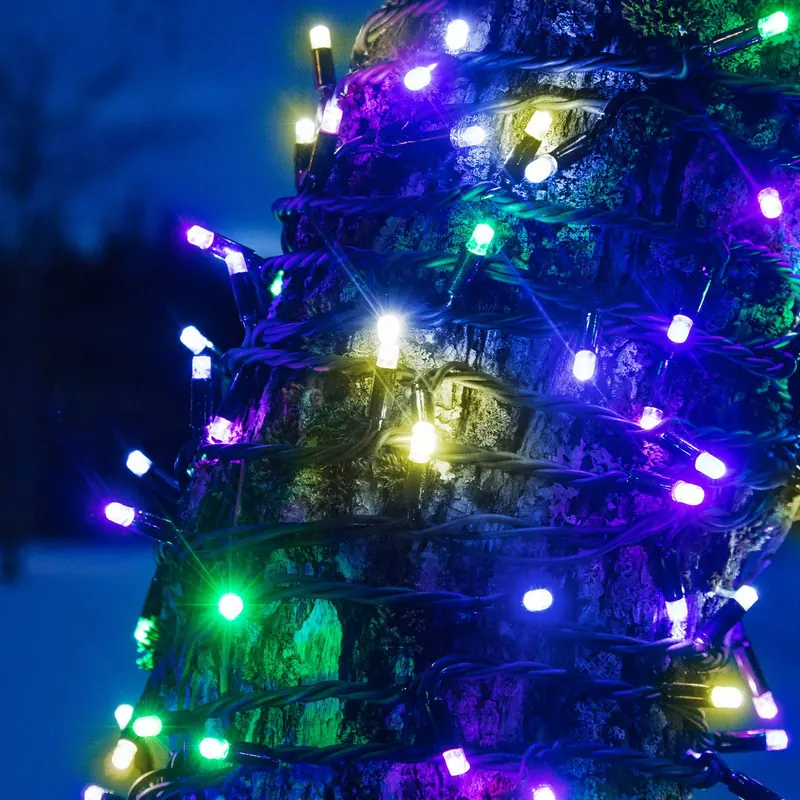 Łańcuch świetlny Chrissline Extra, 50 diod LED, multicolor