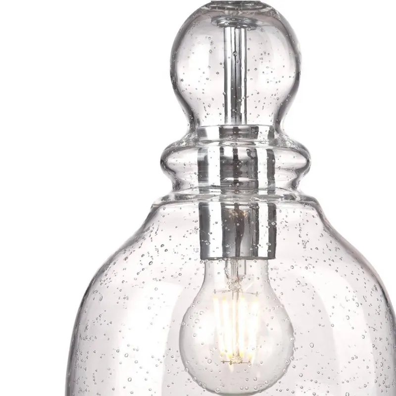 Lampa wisząca Westinghouse Fiona, szczotkowany nikiel, Ø 18 cm