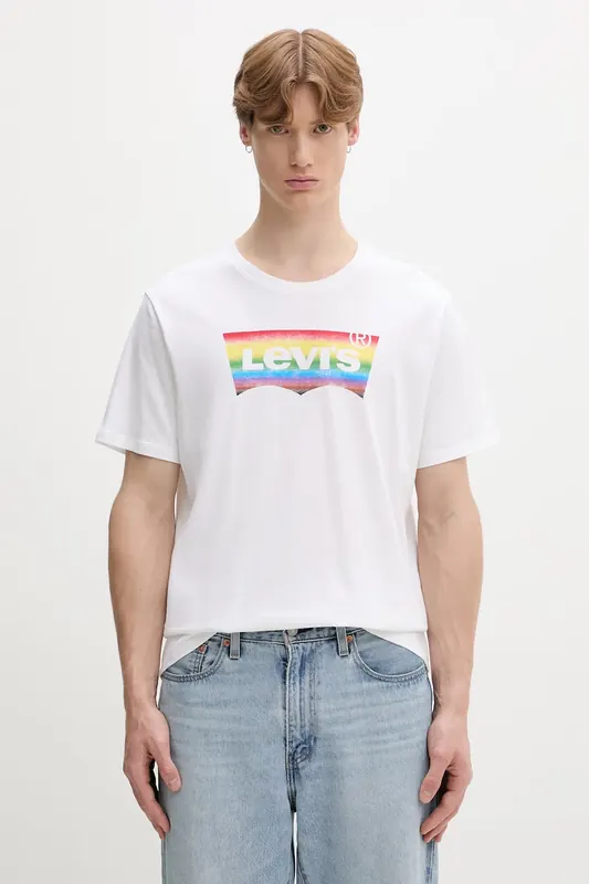 Levi's T-shirt męski bawełniany COMMUNITY TEE x PRIDE