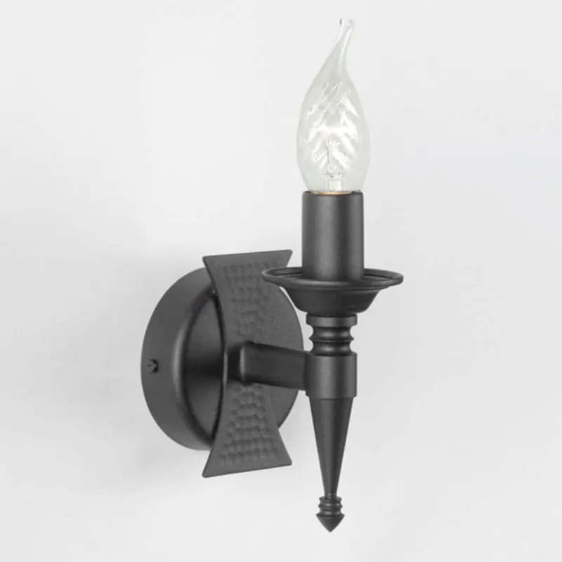 Lampa ścienna SAXON 1-punktowa czarna