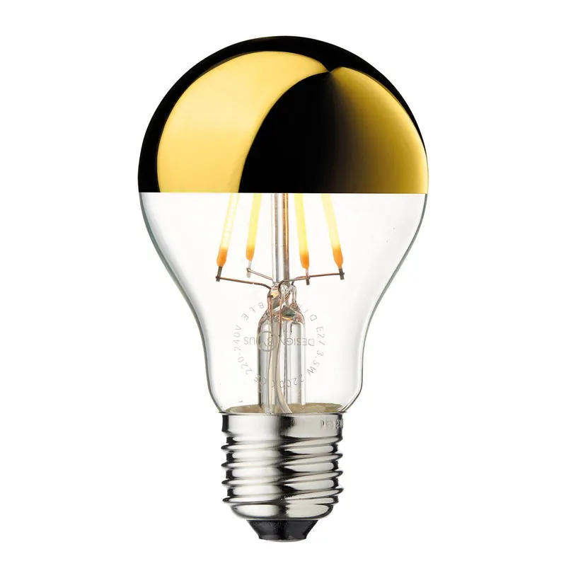 Żarówka LED E27 z złotym odbłyśnikiem, 3,6 W, 2700 K, ściemniana
