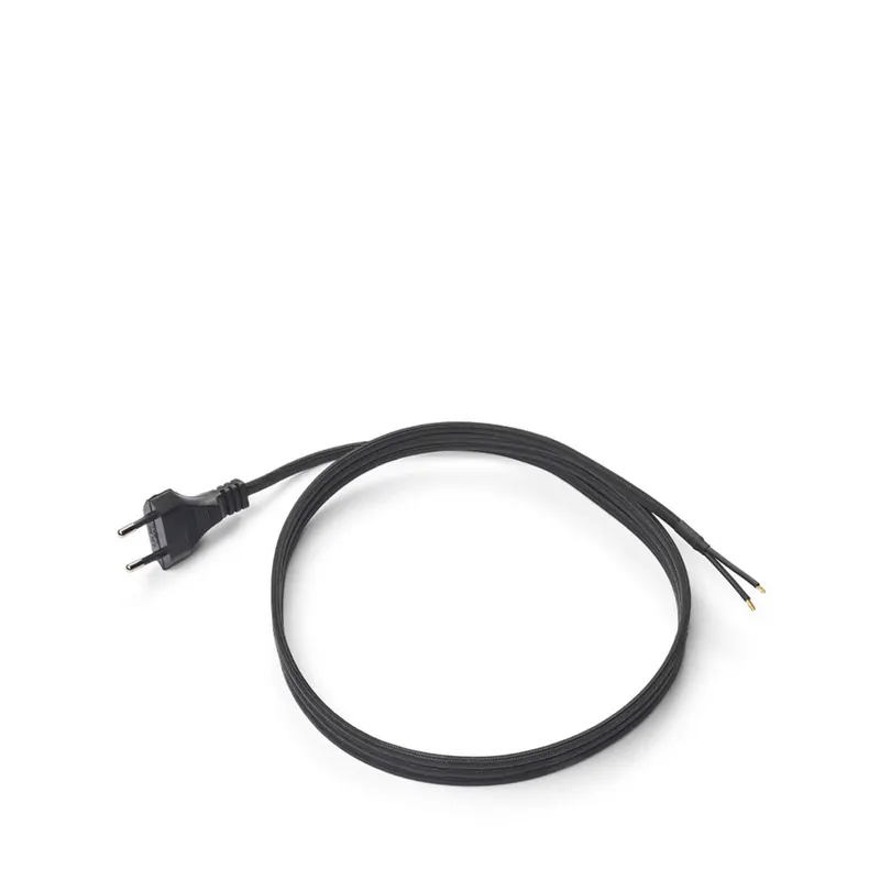 Liris Kabel Kit EU 2m Textile Czarny - GEJST