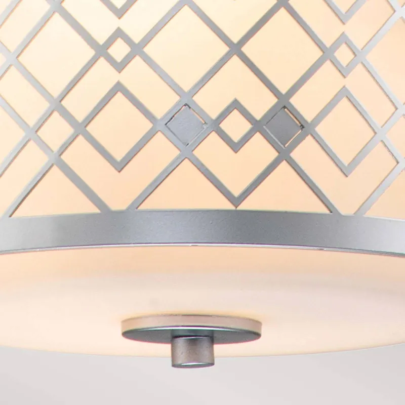 Lampa wisząca Ziggy Small Ø 25,4 cm, srebrna