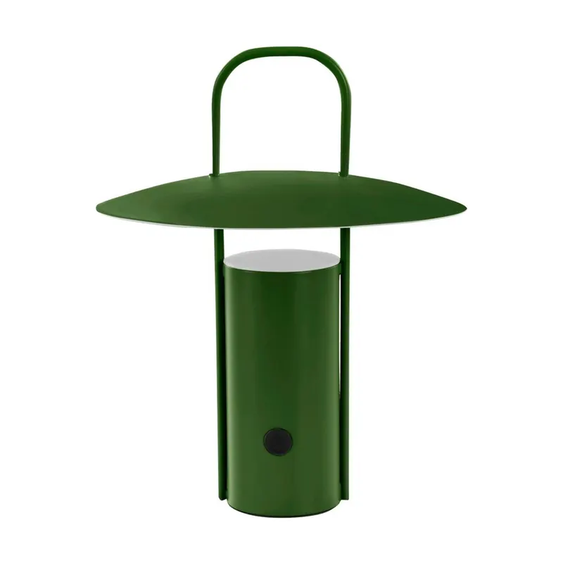 Zielona metalowa lampa stołowa LED ze ściemniaczem (wysokość 24 cm) Venna – Jotex