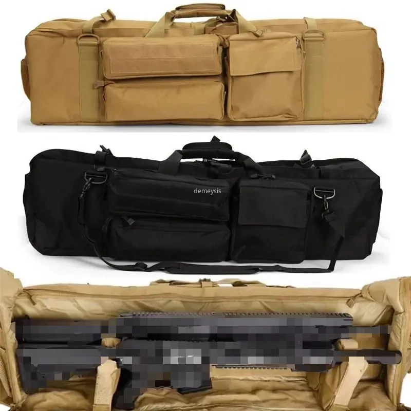 Plecak taktyczny na broń Podwójne torby na karabin Podwójny futerał do przenoszenia karabinów do SAW M249 M4A1 M16 AR15