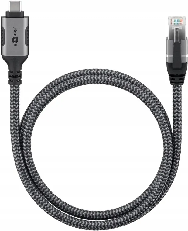Goobay 70696 Usb-a 3.1 to RJ45 Ethernet Cable, 1 m
