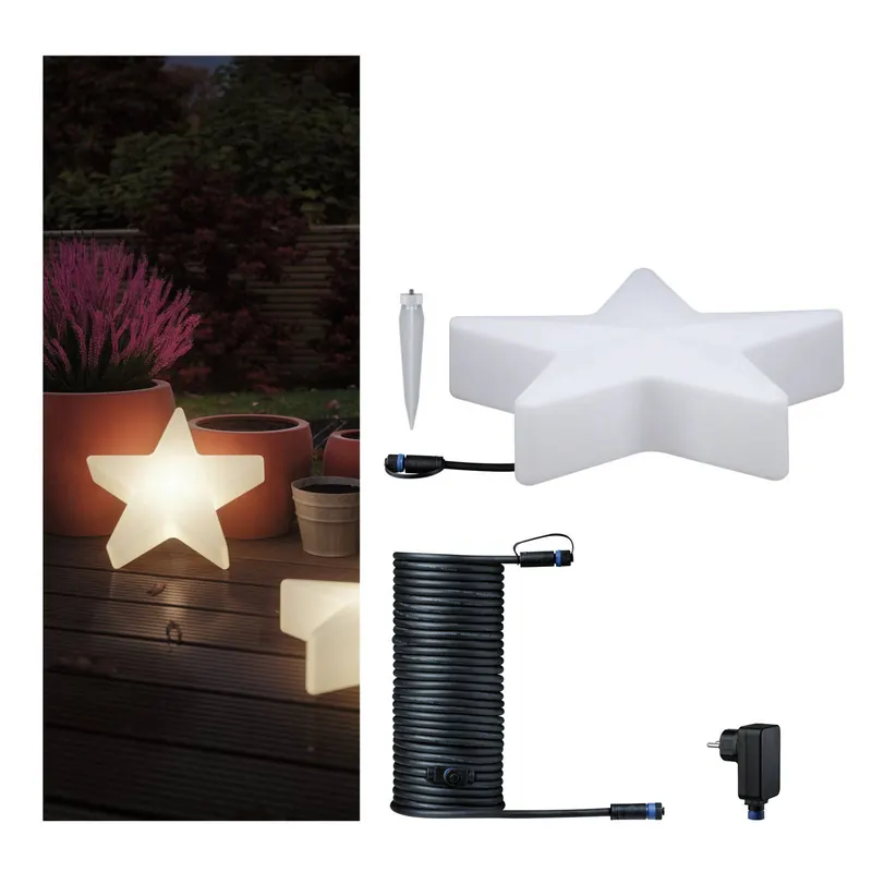 Zestaw świąteczny Paulmann Smart LED Plug & Shine Star 10m kabel
