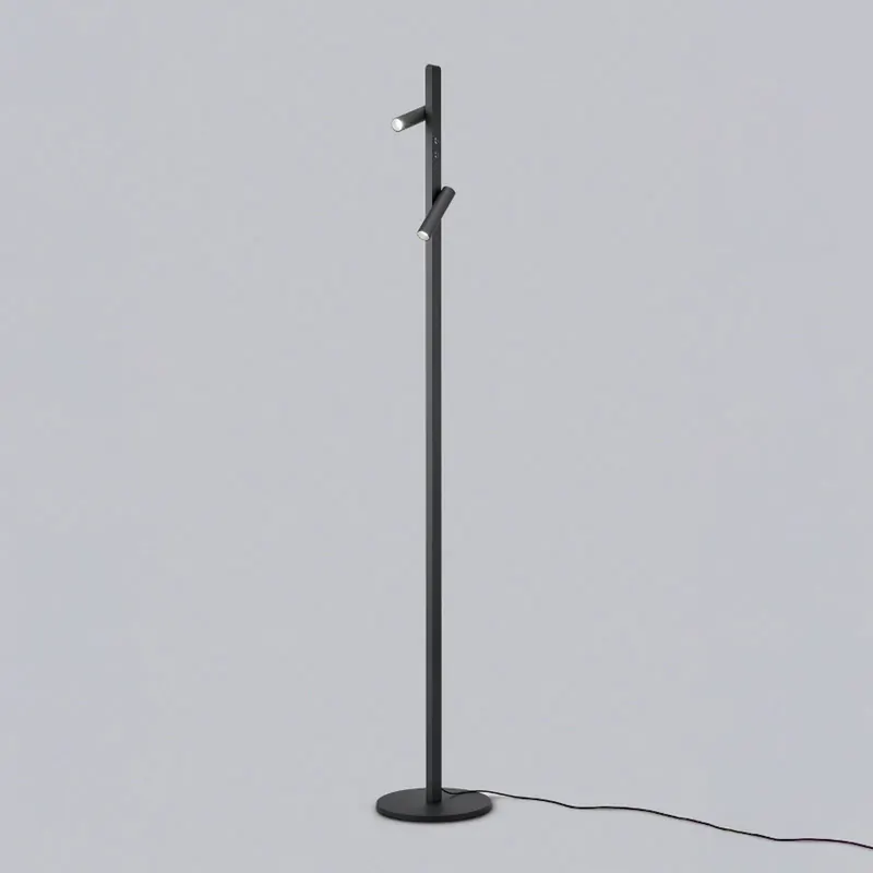 Helestra Coni stojąca LED 2 spoty 160cm czarny
