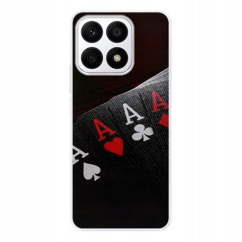 Silikonowe etui iSaprio Poker dla Honor X8a
