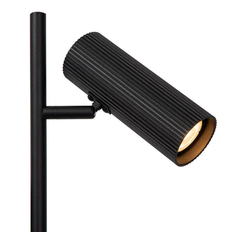 Lampa stojąca Clubs obrotowa i wychylna czarna