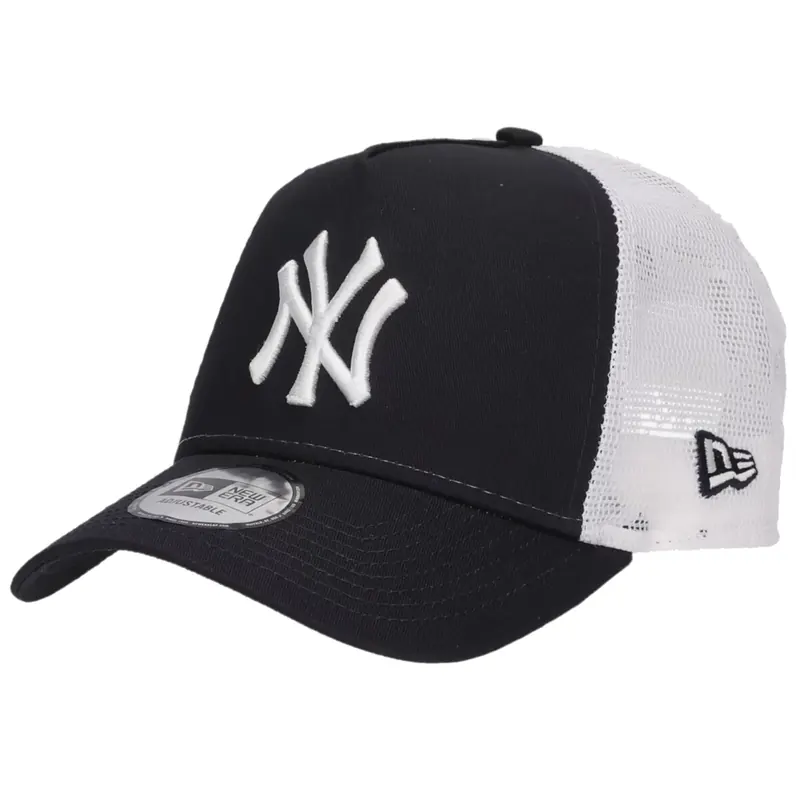 New Era New York Yankees MLB Clean Cap 11588489, Damskie, Czarne, czapki z daszkiem, poliester, rozmiar: OSFA