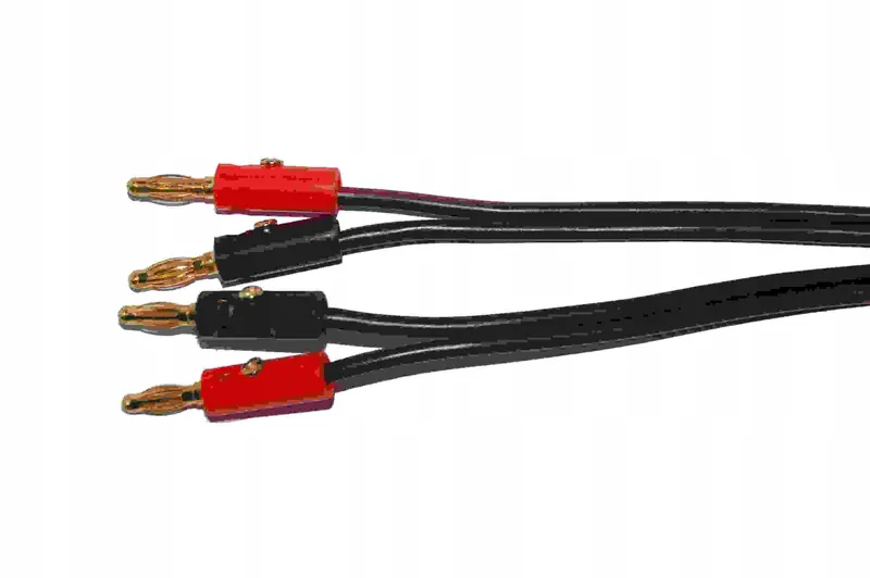 Kabel głośnikowy 2 banany 2 banany, czarny 7m