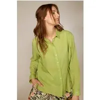 River Woods Basic Comfort Fit Shirt Green Maat: 42 | Overhemden Outlet | Dames | Groen