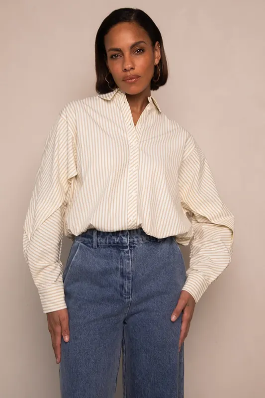 Freebird Blair Blouse Off White Maat: L | Longsleeves Outlet | Dames | Ecru