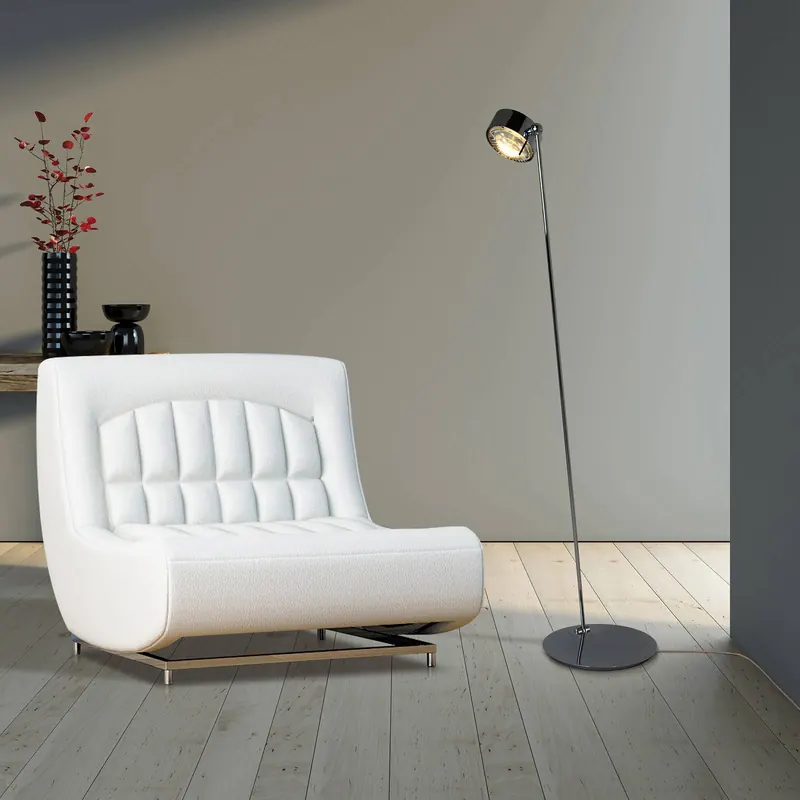 Puk Maxx Floor Mini LED matowa/przezroczysta, czarny mat