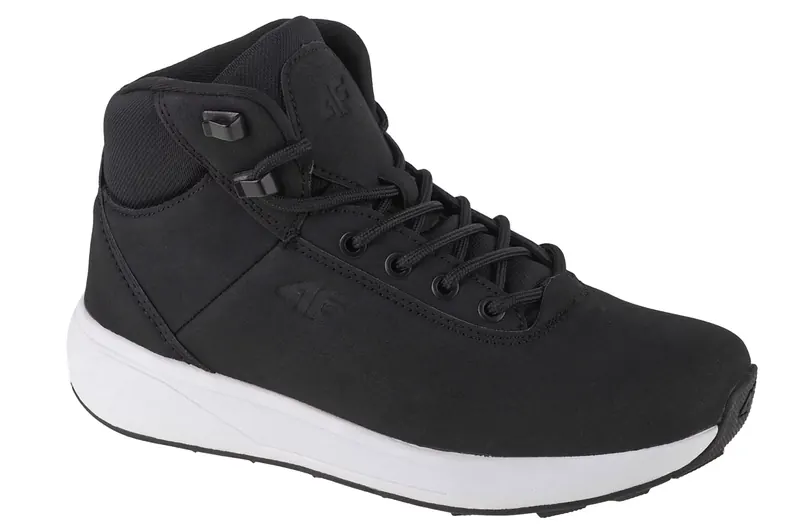 4F Kids Element Boots 4FJAW22FWINF006-20S, Dla dziewczynki, Czarne, buty zimowe, skóra syntetyczna, rozmiar: 35