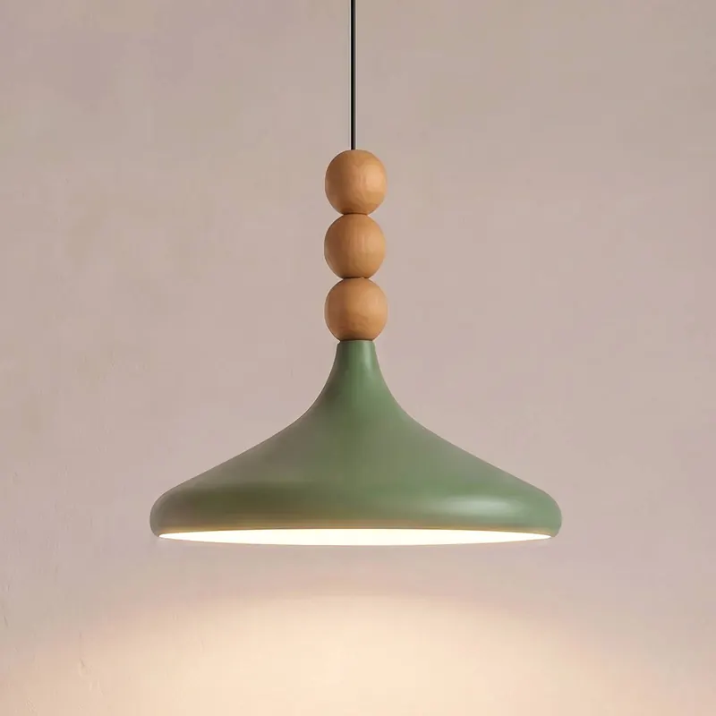 Żyrandol Eysan, zielony, Ø 35 cm, metal, E27