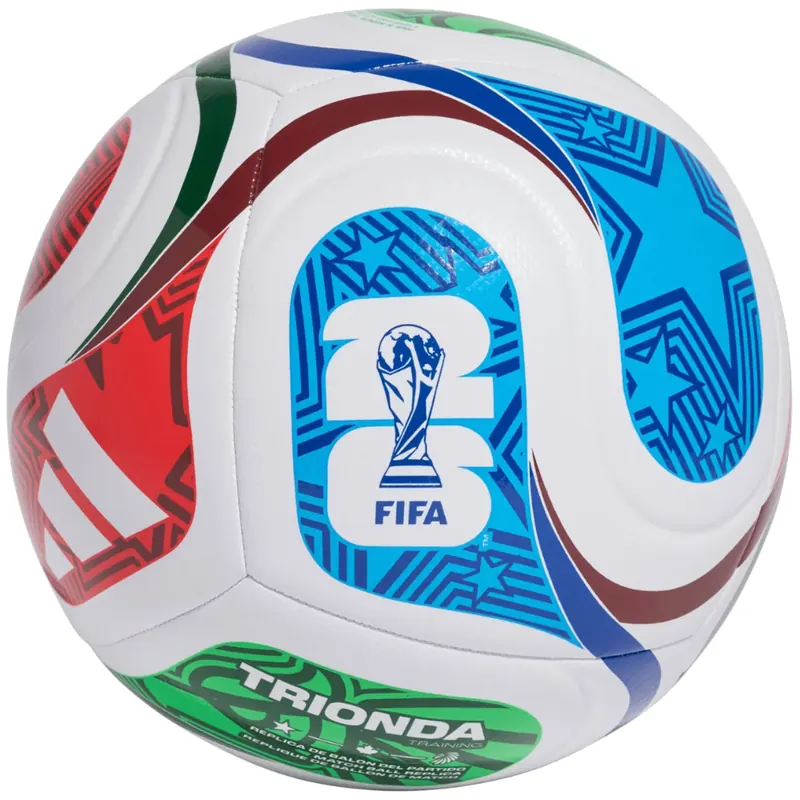adidas FIFA World Cup 26 Trionda Training Ball JD8032, Unisex, Białe, piłki do piłki nożnej, TPU, rozmiar: 4