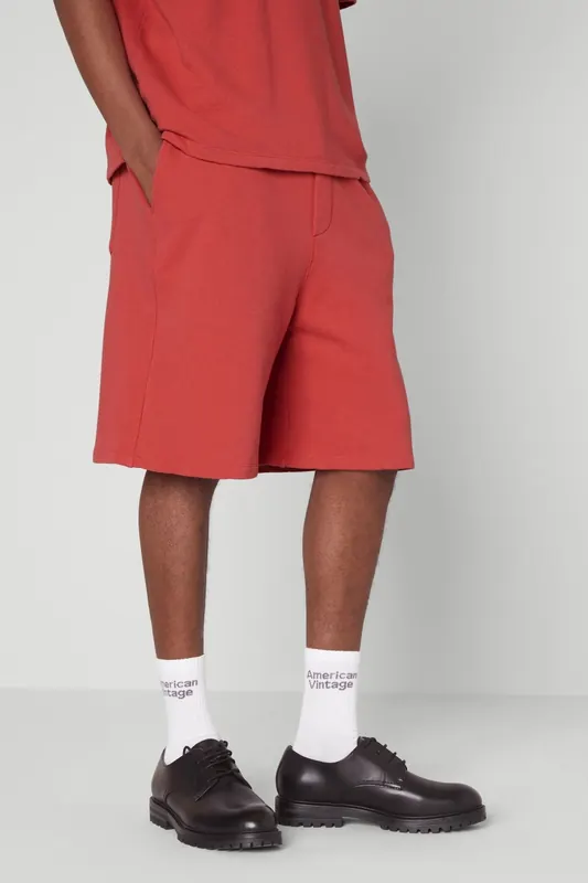 American Vintage Ekowood Shorts Fraisier Maat: M/L | Korte Broeken Outlet | Heren
