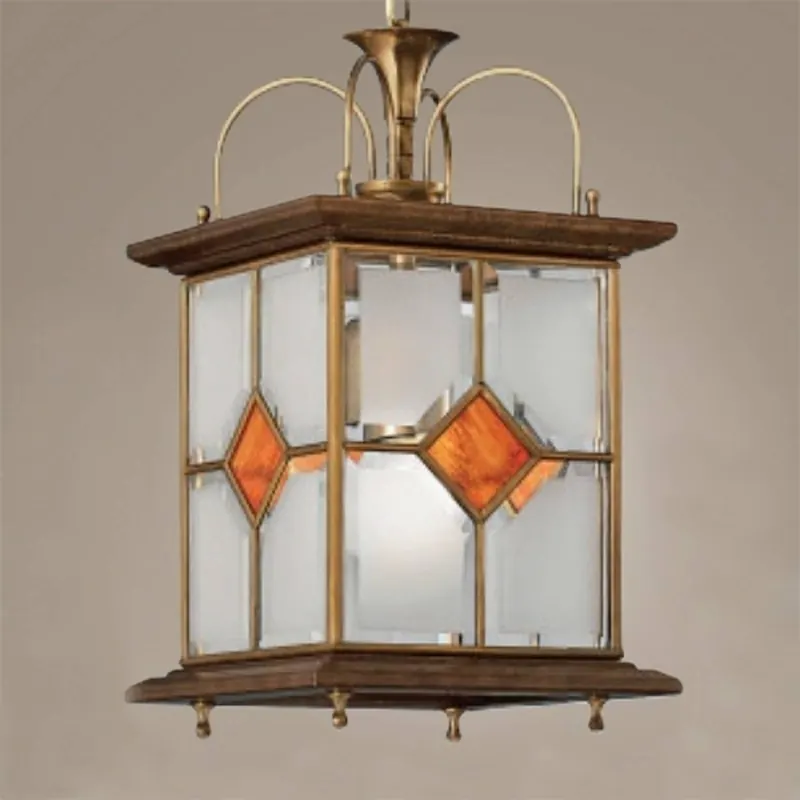 Drewniana lampa wisząca Ole