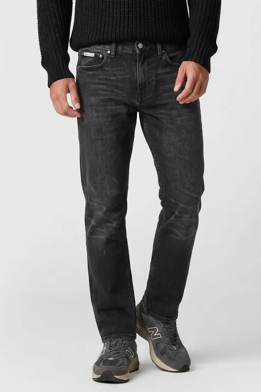 Calvin Klein 90s Straight Klein Jeans Klein Black Maat: W30L30 | Straight Jeans Outlet | Heren | Zwart