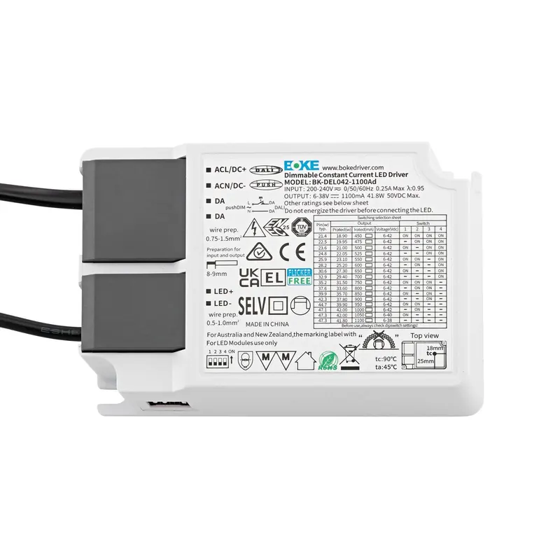 Sterownik LED Powerline Panel CC, Dali, 42 W, 450 - 1100 mA