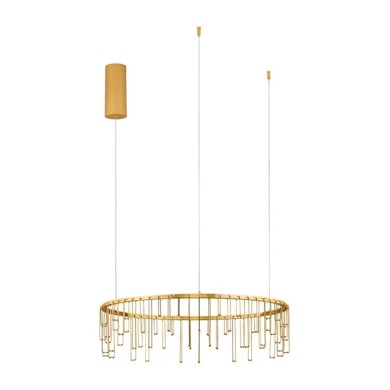 Aluminiowa lampa wisząca LED ze ściemniaczem w kolorze złota ø 65 cm Stellar – Nova Luce