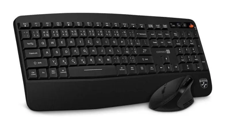 Súprava klávesnice a myši Connect It čierna
