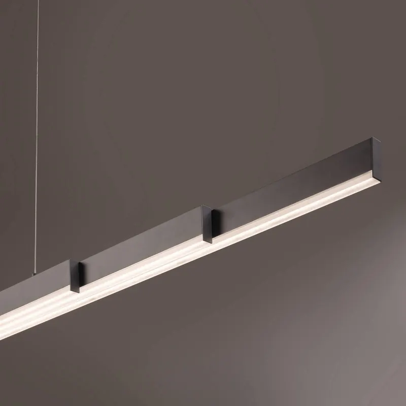 Żyrandol LED Vayana, szara, długość 189 cm, ściemniacz dotykowy CCT