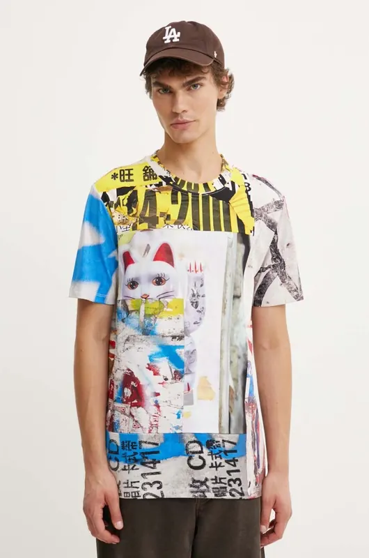 Desigual t-shirt bawełniany ASAF