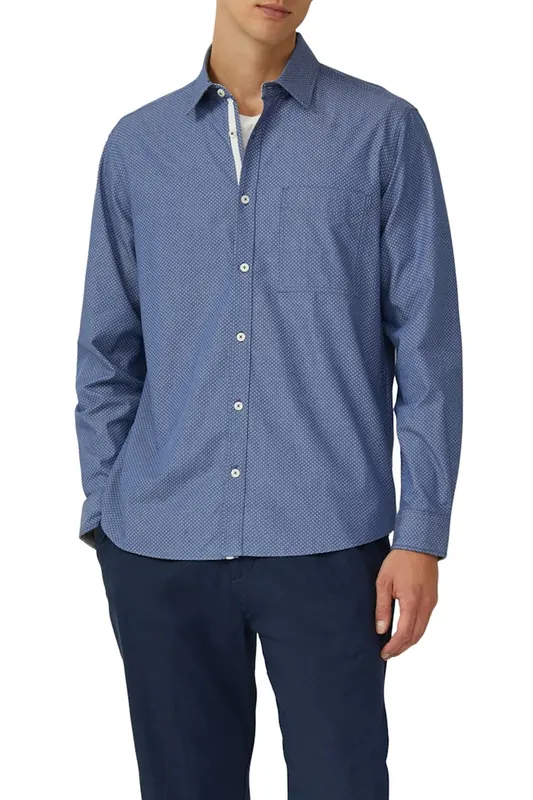 s.Oliver  Hemden Blue Maat: S | Casual Overhemden Outlet | Heren | Blauw