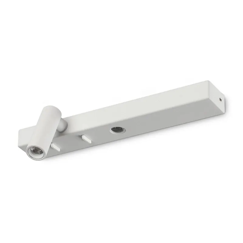 Ideal Lux Kinkiet LED Bonne Nuit 1, biały, szerokość 22 cm