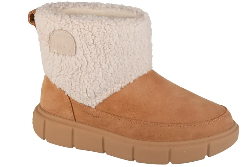 Sorel Explorer III Slip-on Cozy WP 2079341252, Damskie, Brązowe, buty zimowe, skóra zamszowa, rozmiar: 37