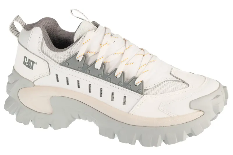 Caterpillar Intruder Met P726243, Męskie, Białe, buty sneakers, skóra naturalna, rozmiar: 44