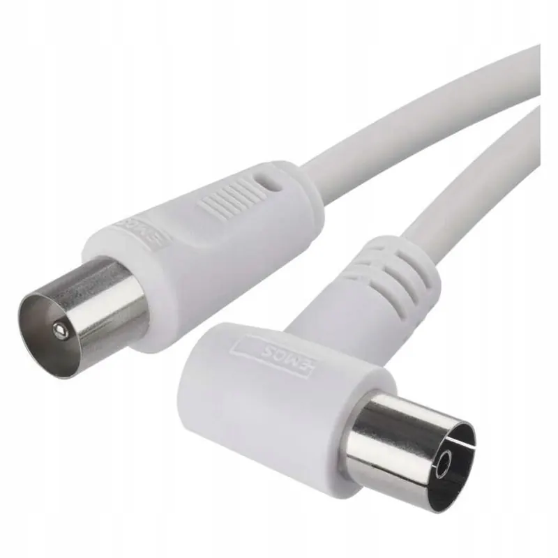 Kabel koncentryczny antenowy Emos 10 m ekranowany Iec kątowy S31010