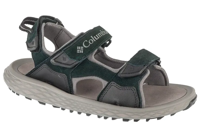 Columbia Konos Hiker 3-Strap Sandal 2121571010, Męskie, Czarne, sandały, nubuk, rozmiar: 45