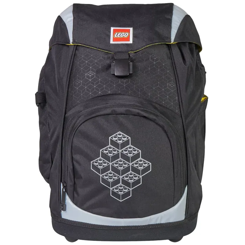 LEGO Bricks Nielsen School Bag 20193-2511, Dla chłopca, Czarne, plecaki, poliester, rozmiar: One size