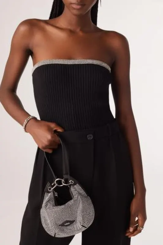 BA&SH Lady Top Black Maat: XS | Sweaters Outlet | Dames | Zwart