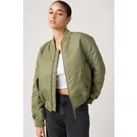 Levi's Scout Western Bomber Jacket Maat: XS | Bomberjacks Outlet | Dames | Groen
