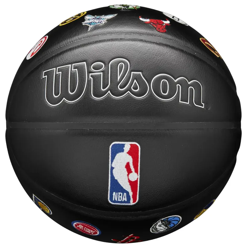 Wilson NBA All Team Premiere Ball WZ4028601XB, Unisex, Czarne, piłki do koszykówki, Skóra kompozytowa, rozmiar: 7