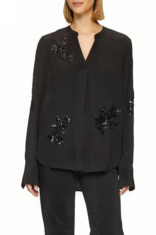 s.Oliver  Blouse Black Maat: 38 | Blouses Outlet | Dames | Zwart
