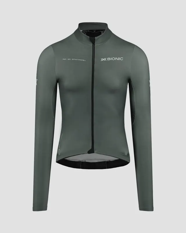 Koszulka rowerowa z długim rękawem męska X-Bionic COREFUSION RIDE JERSEY LS MEN AURORA MONOCHROME szara (L)