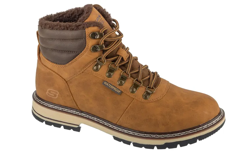 Skechers Corado - Memphis 205623-WTN, Męskie, Brązowe, trapery, syntetyk, rozmiar: 42