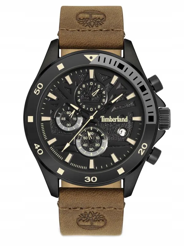 Zegarek Męski Timberland TDWGC9001401 Skórzany Pasek 50M Na Dzień Chłopaka