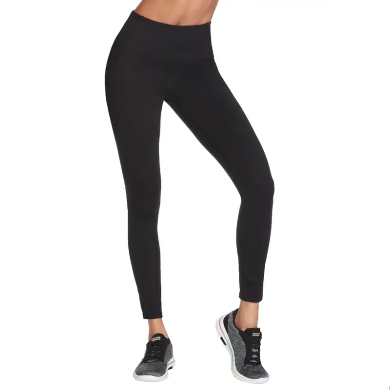 Skechers Go Walk High Waisted Legging W03LG30B-BLK, Damskie, Czarne, leginsy, nylon, rozmiar: M